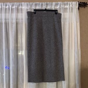 Banana Republic Charcoal Midi Skirt